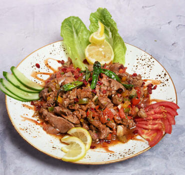 CHICKEN LEAVER STEW - ناشف کبدة دجاج